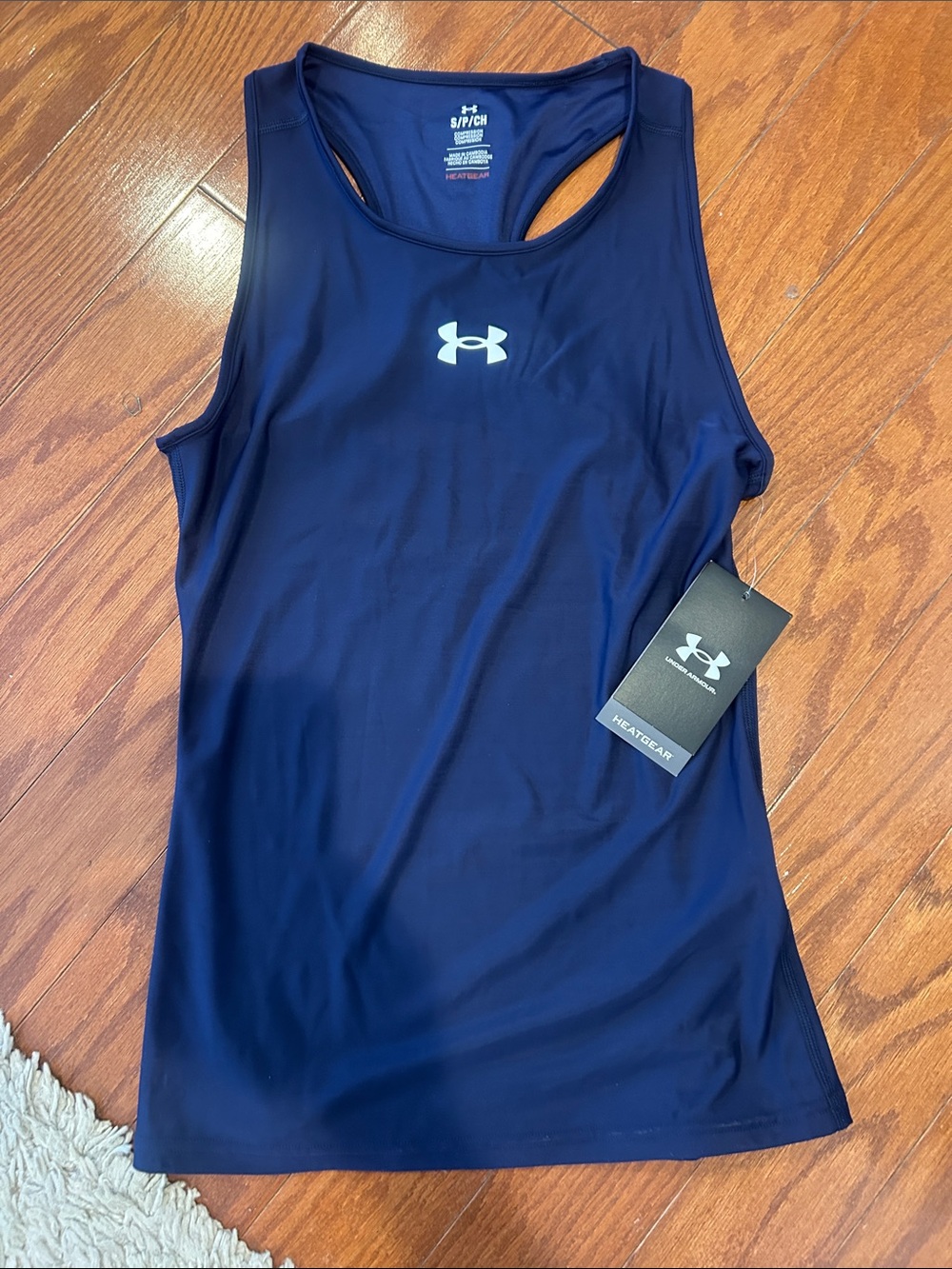 Under Armour Navy Blue Performance Racerback Tank